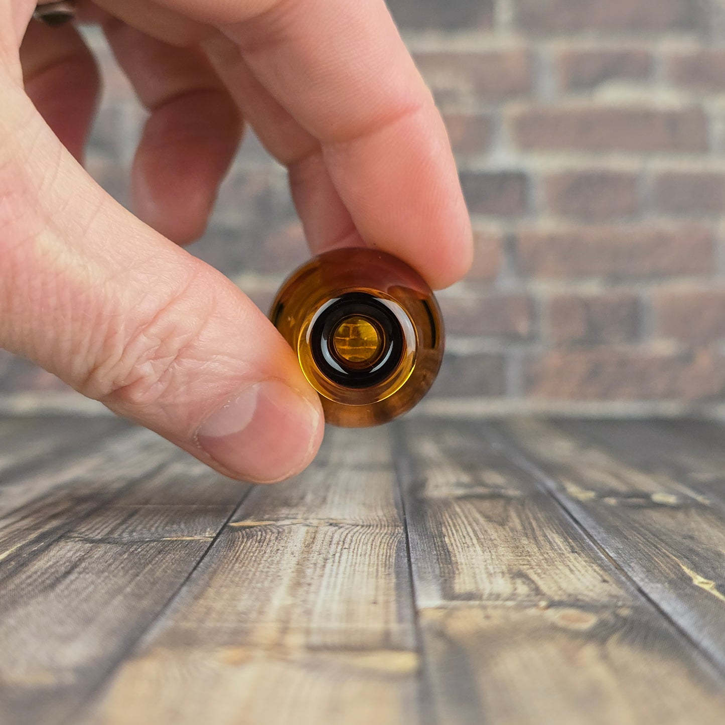 Mini Amber Whisker Vase