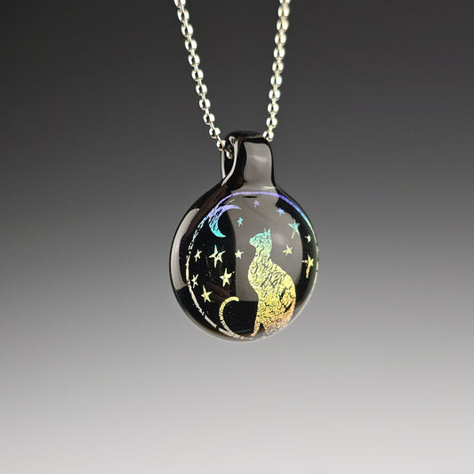 Rainbow Dichro Moon & Stars: Galaxy #2