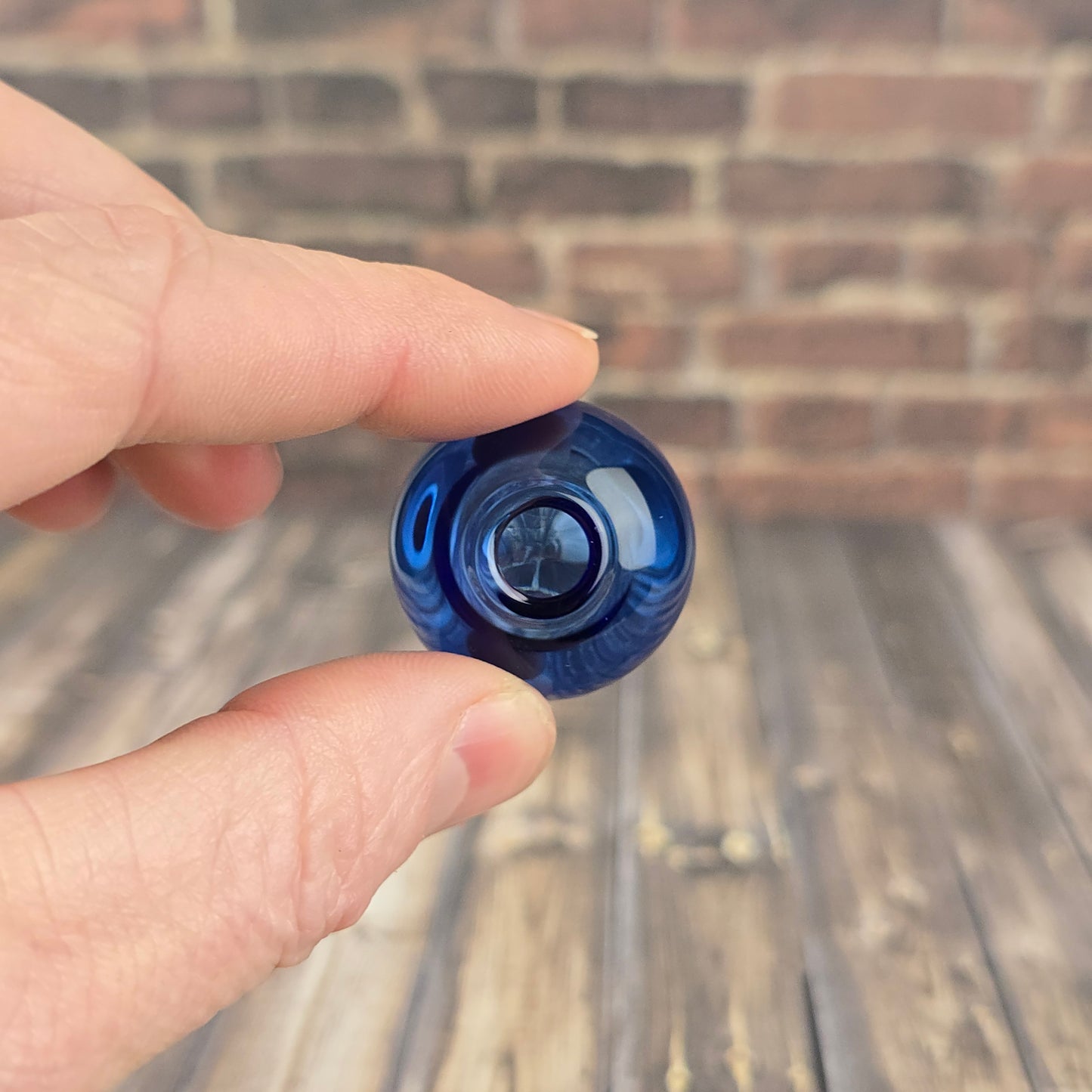 Mini Cobalt Whisker Vase #4