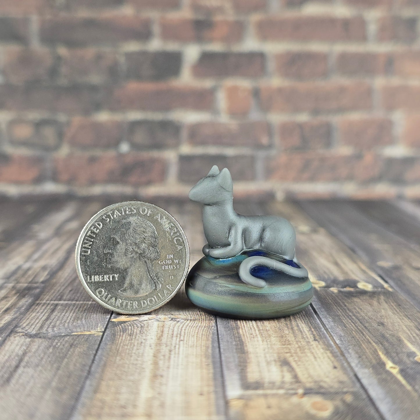 Russian Blue Statuette