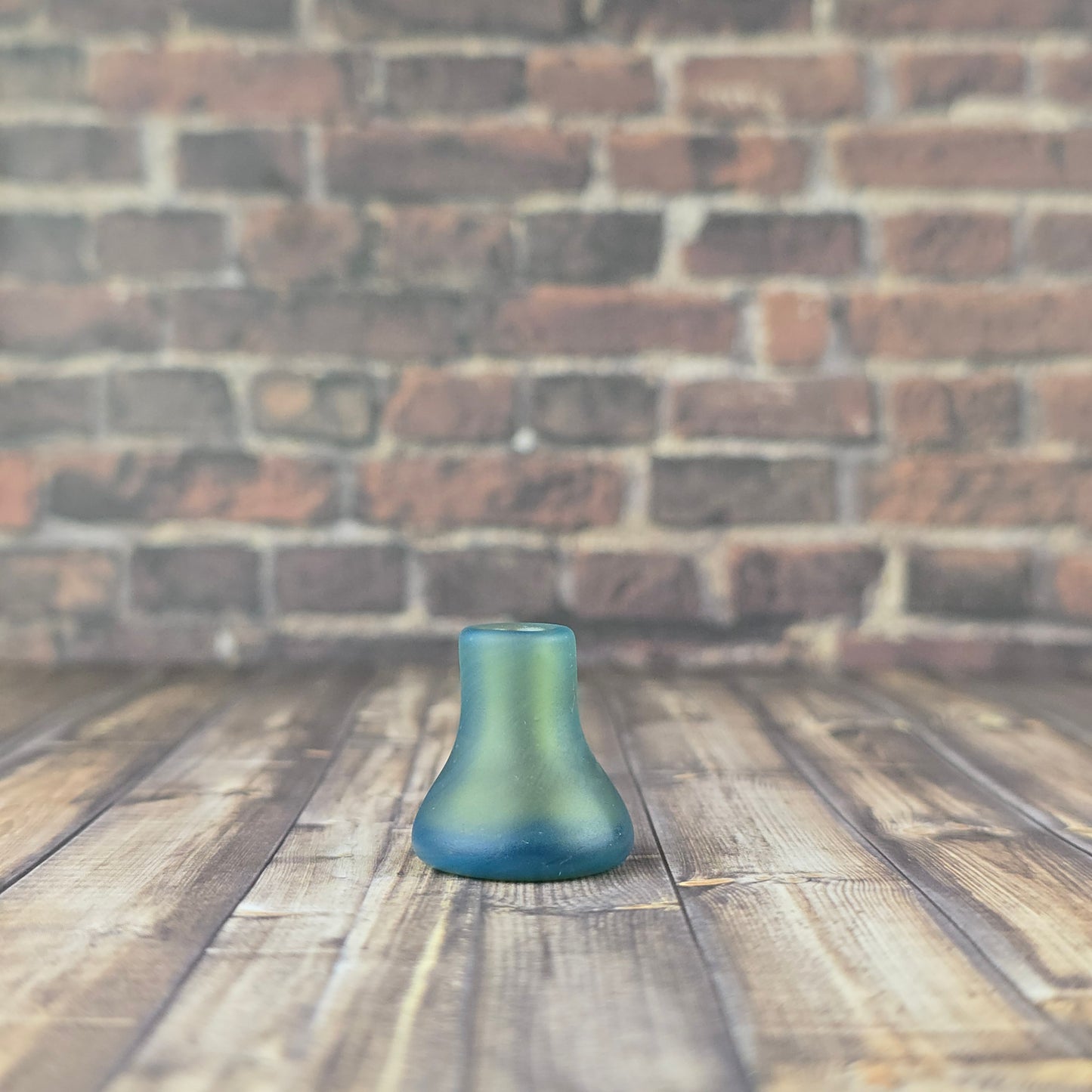 Frosted Green Mini Whisker Vase