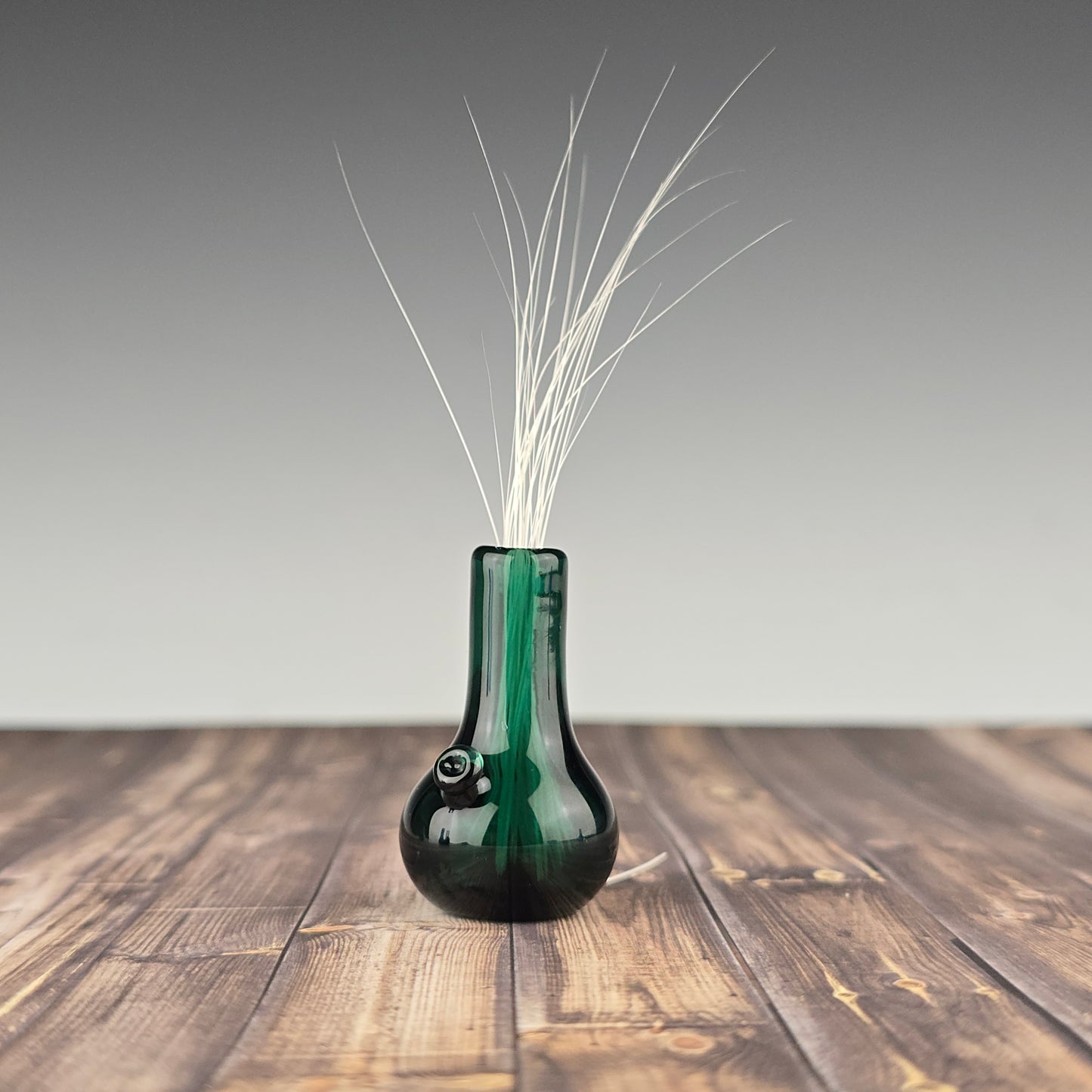 Emerald Mini Tube Whisker Vase