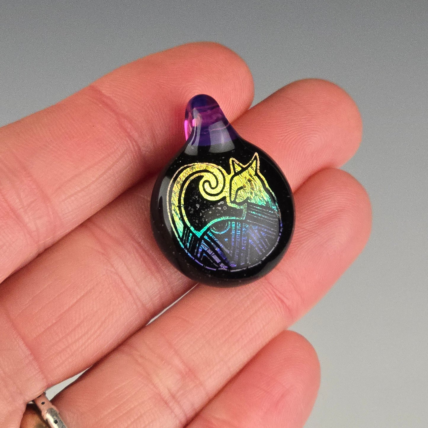 Rainbow Aztec Dichro: Galaxy Jelly