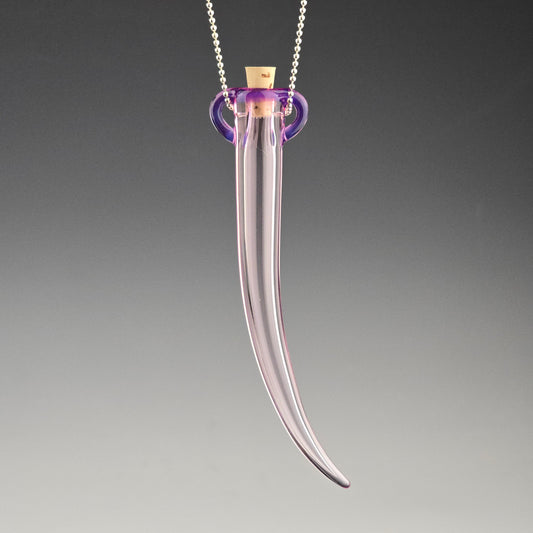 Pink Amethyst Whisker Keeper 4"