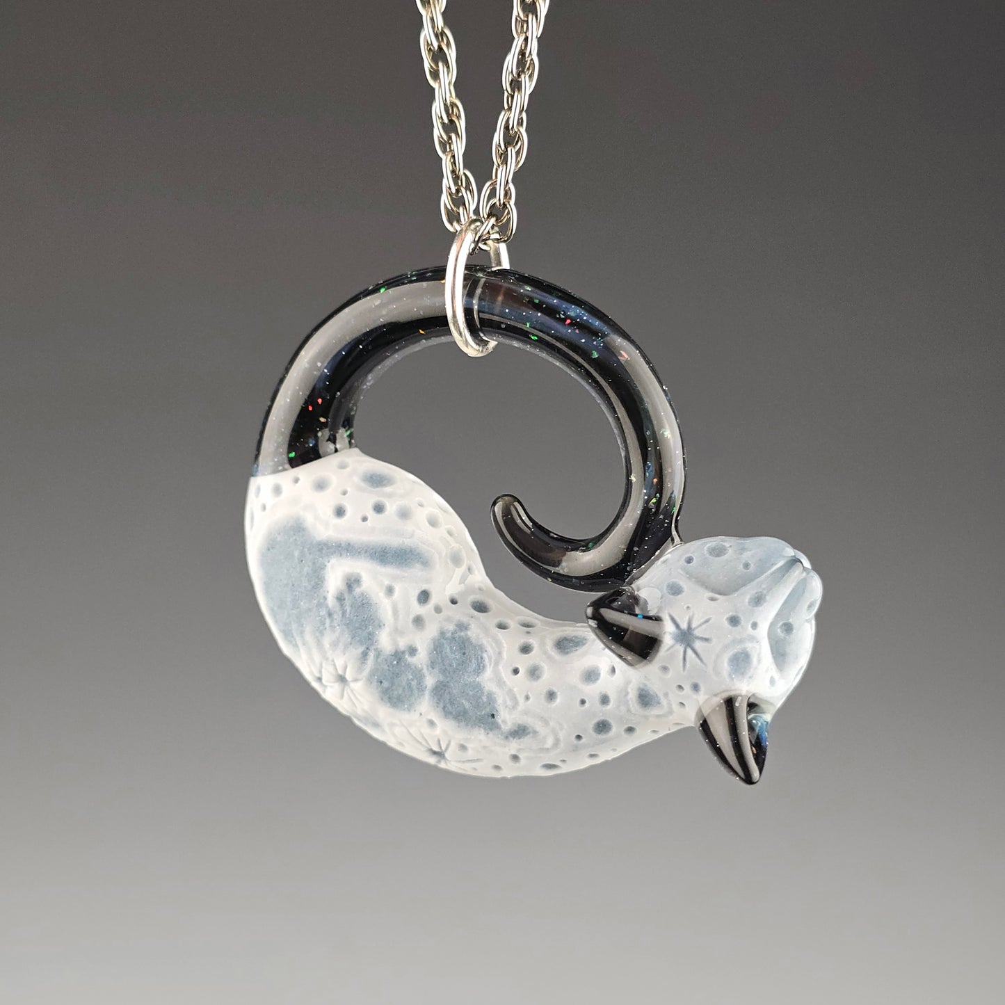 Sagan Glass Moon Kitty collab with Spiller Woods