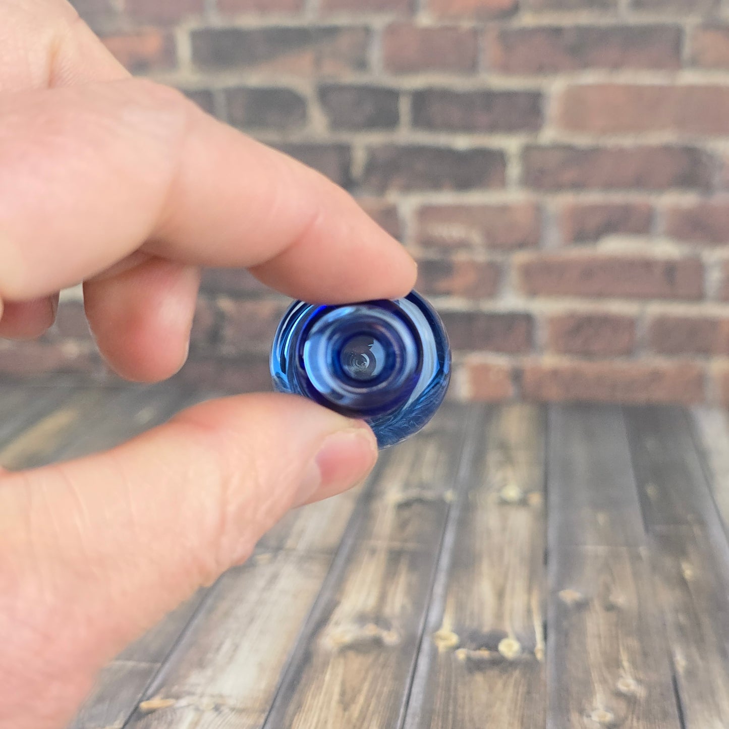 Tall Cobalt Whisker Vase #3