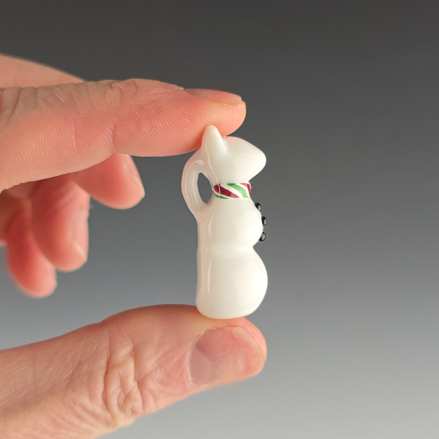 Snowman Kitty pendant