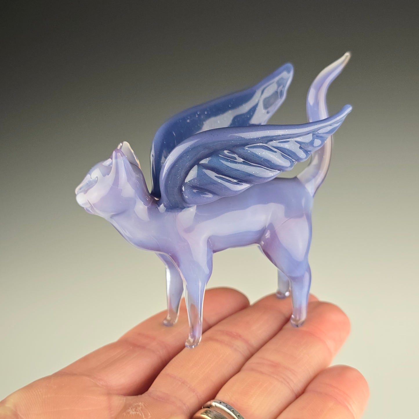 Opal Lavender Angel Kitty
