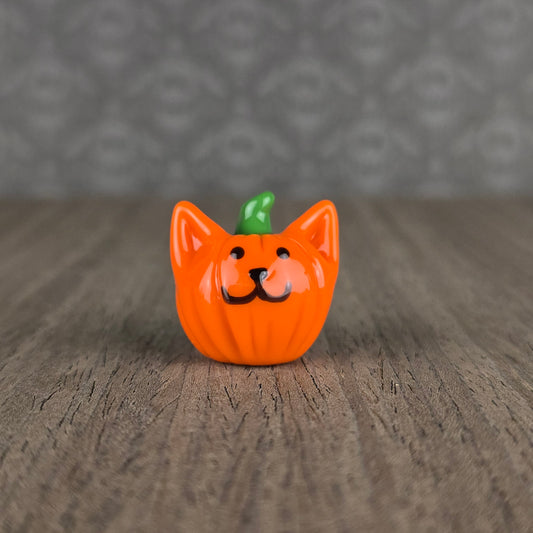 Pumpkin: Lava Kitty Face