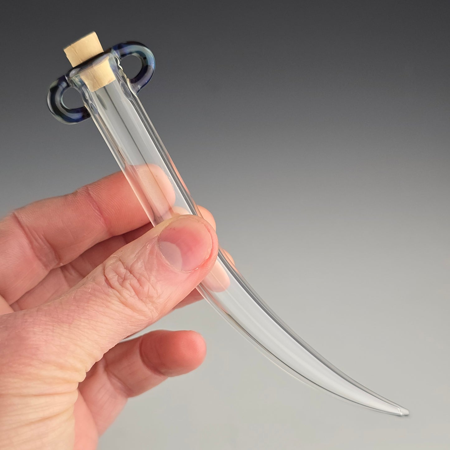 Hanging Whisker Keeper: Purple Sable 5"