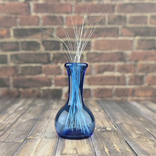 Tall Cobalt Whisker Vase #3