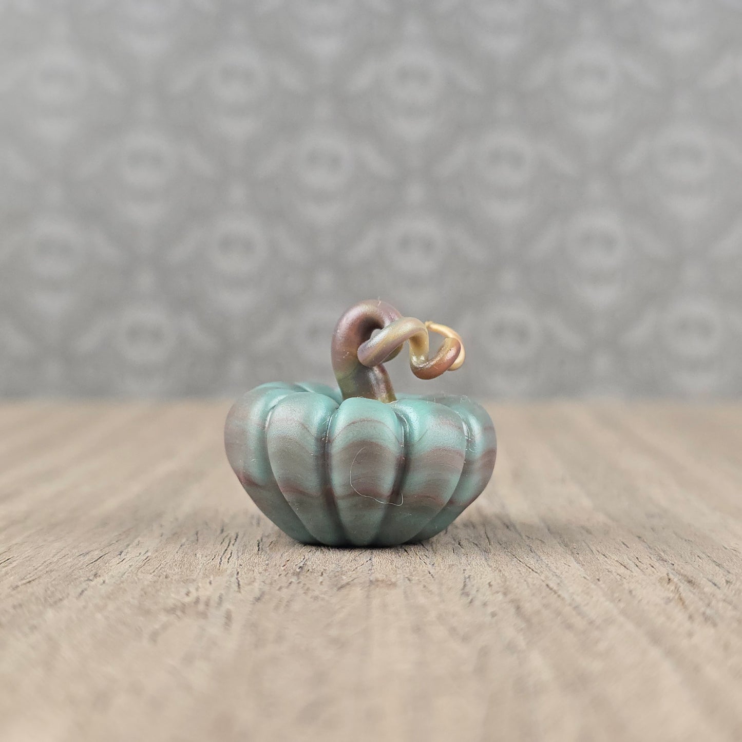 Pumpkin Trinket: Frosted Turquoise Earthy