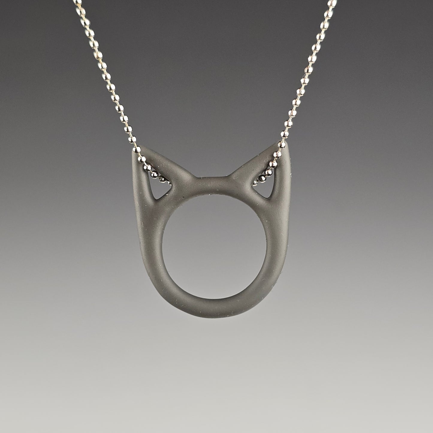 Gray & Black Tabby Kitty Face