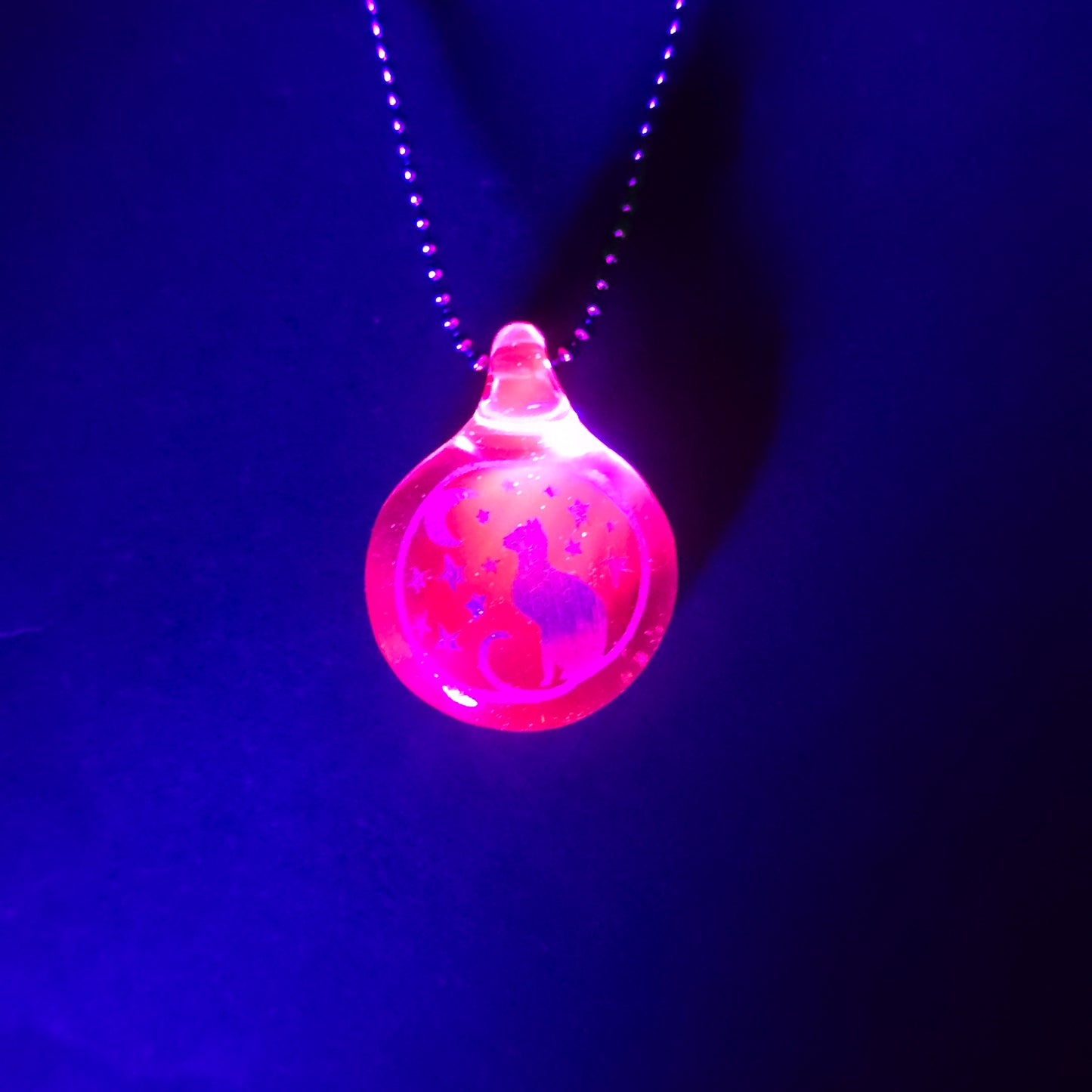 Rainbow Dichro Moon & Stars Kitty: UV Lucy