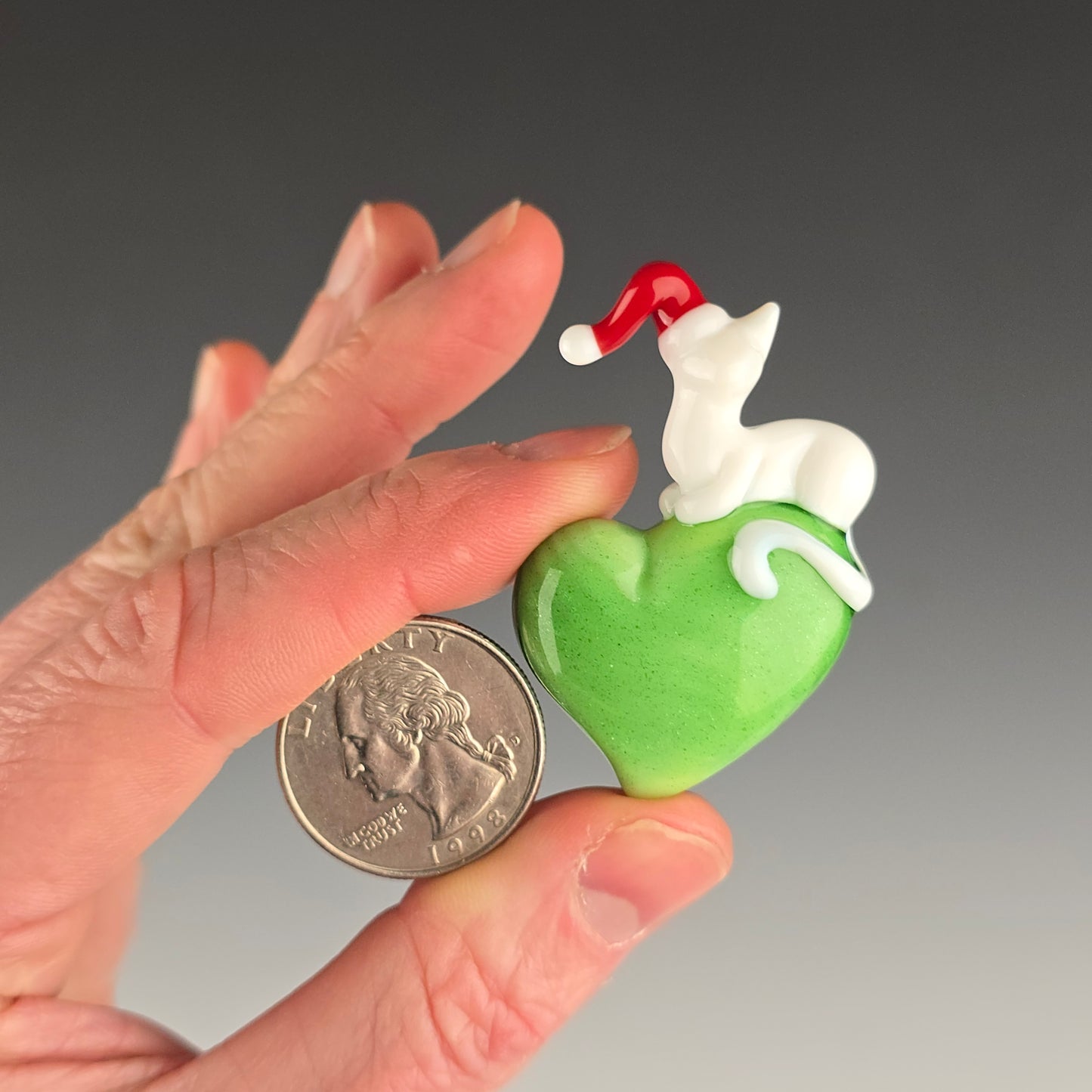 Sparkly Green Love Loaf