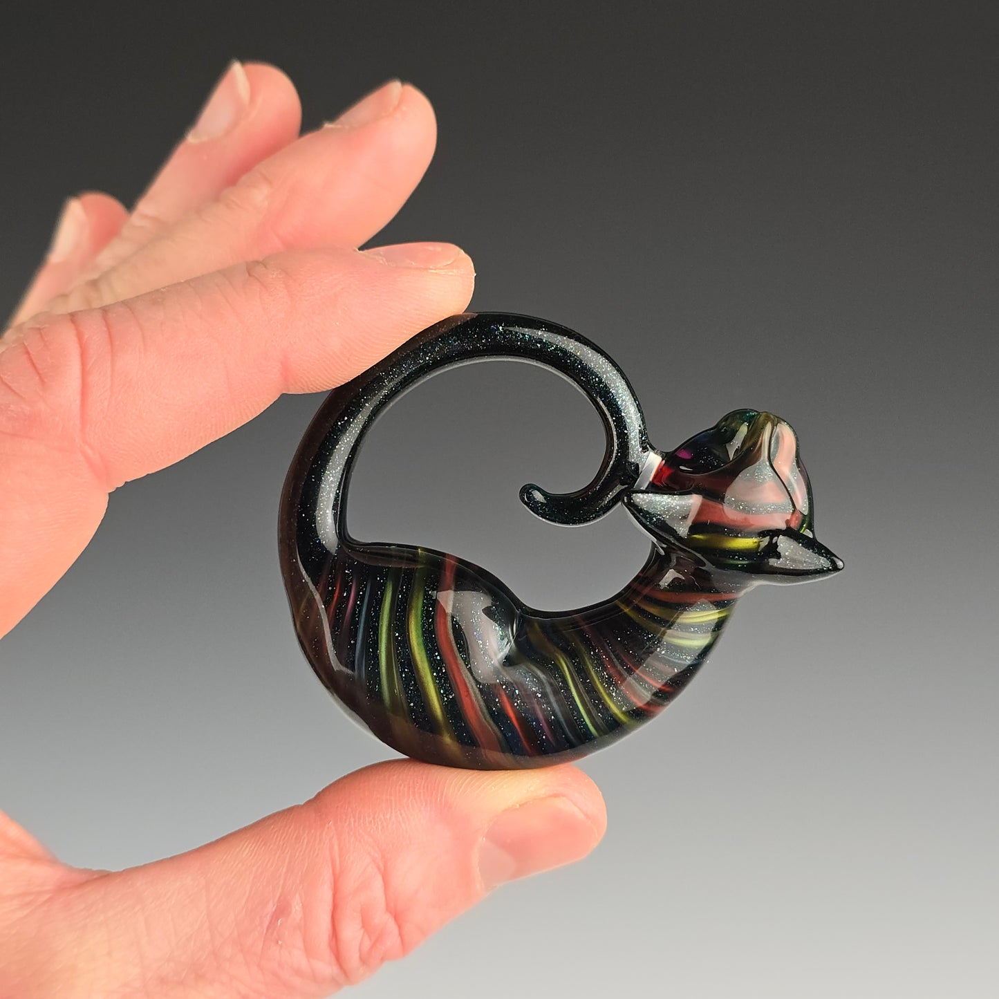 Metallic Retro Swirl: large