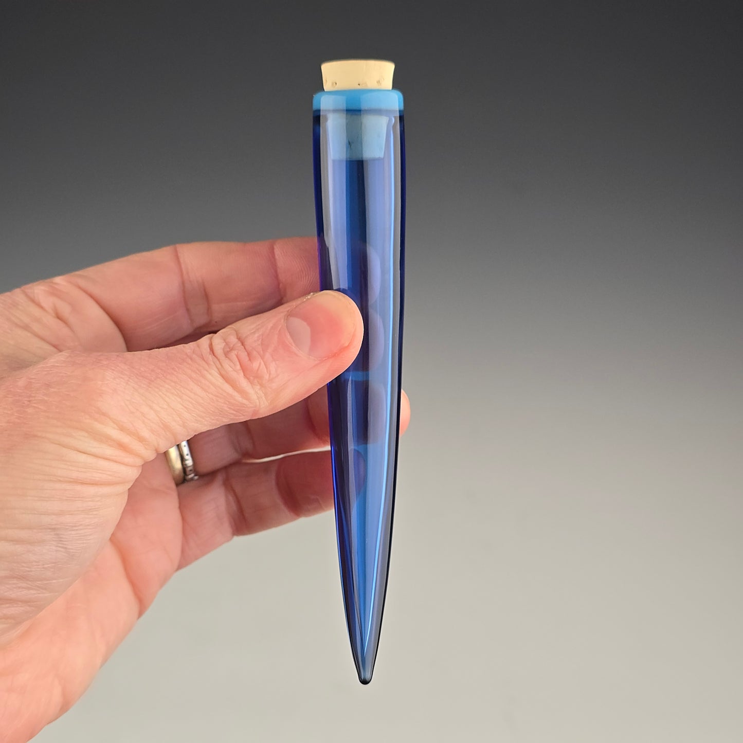 Siberia on Cobalt Whisker Keeper: 4"