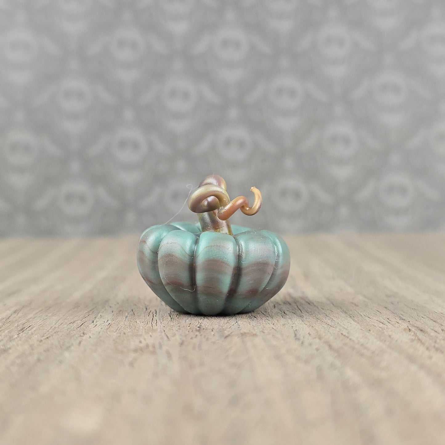 Pumpkin Trinket: Frosted Turquoise Earthy
