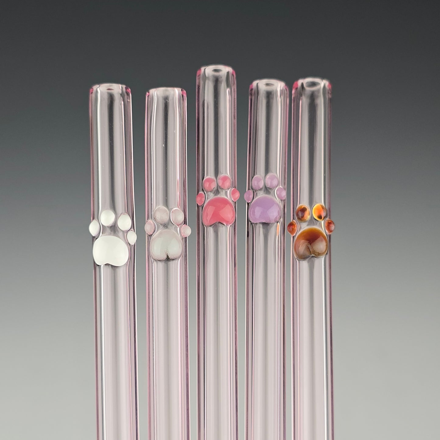 1 Paw Straw: PINT PINK