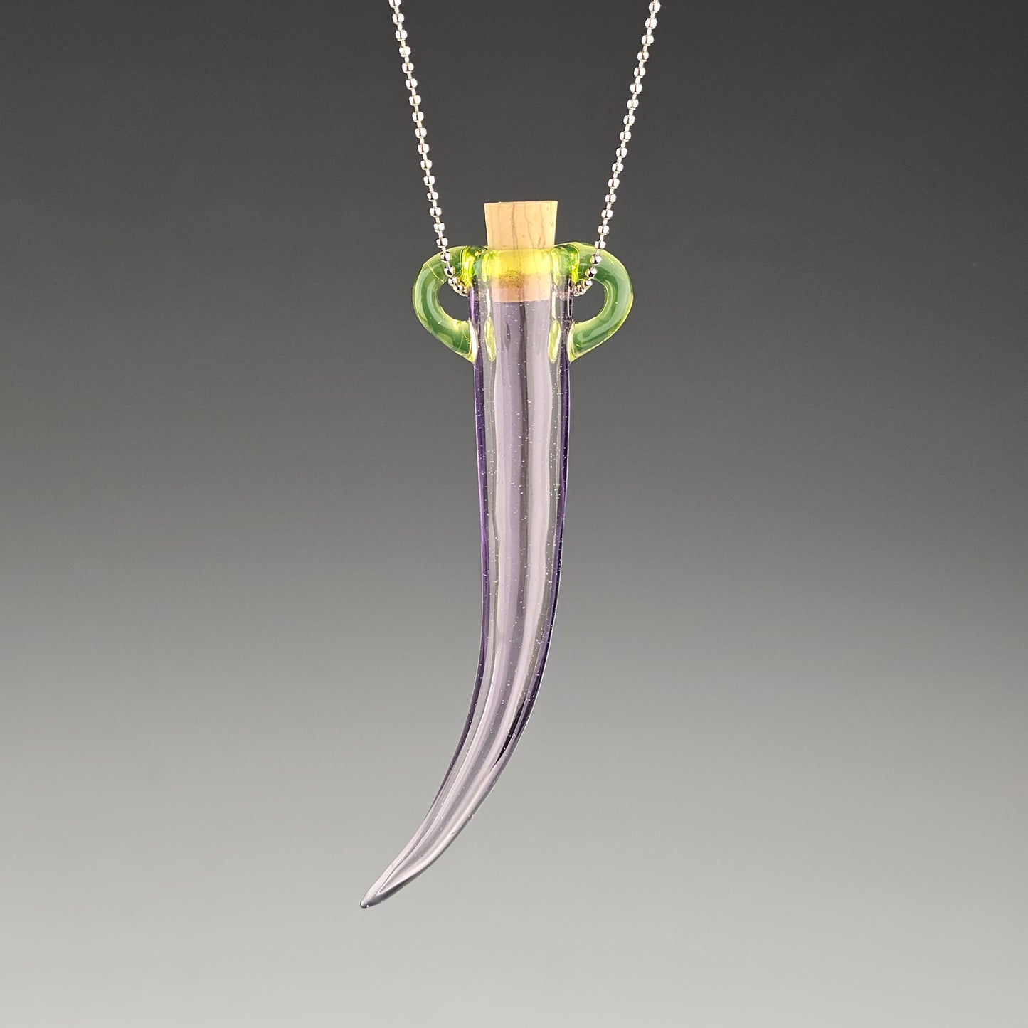 UV Purple Flamingo Whisker Keeper 3.25"