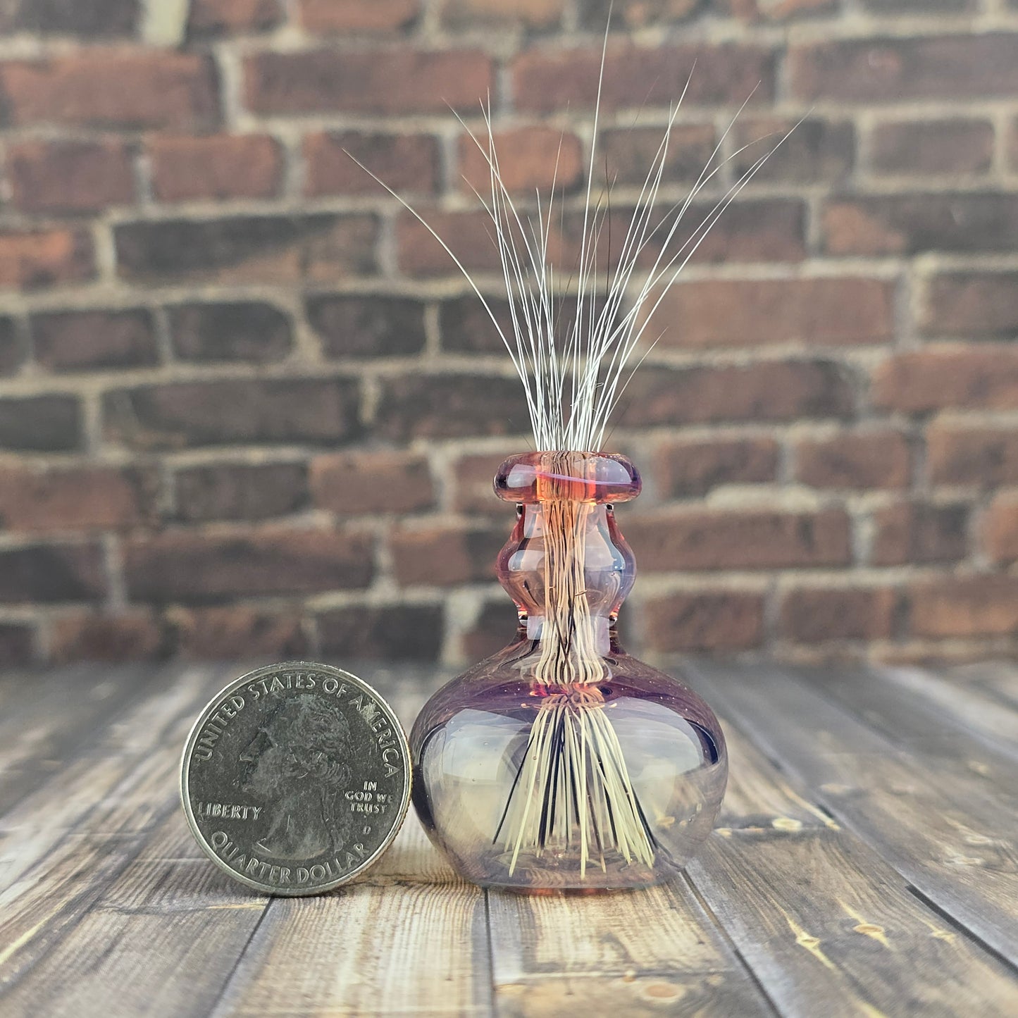 Tall Vintage Rose Whisker Vase #1