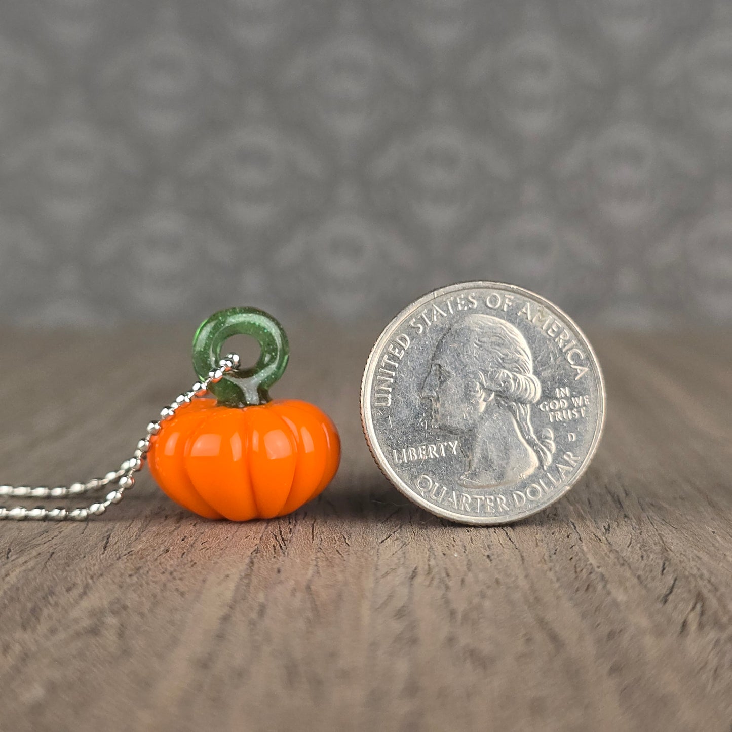 Pendant: Lava with Green Stem