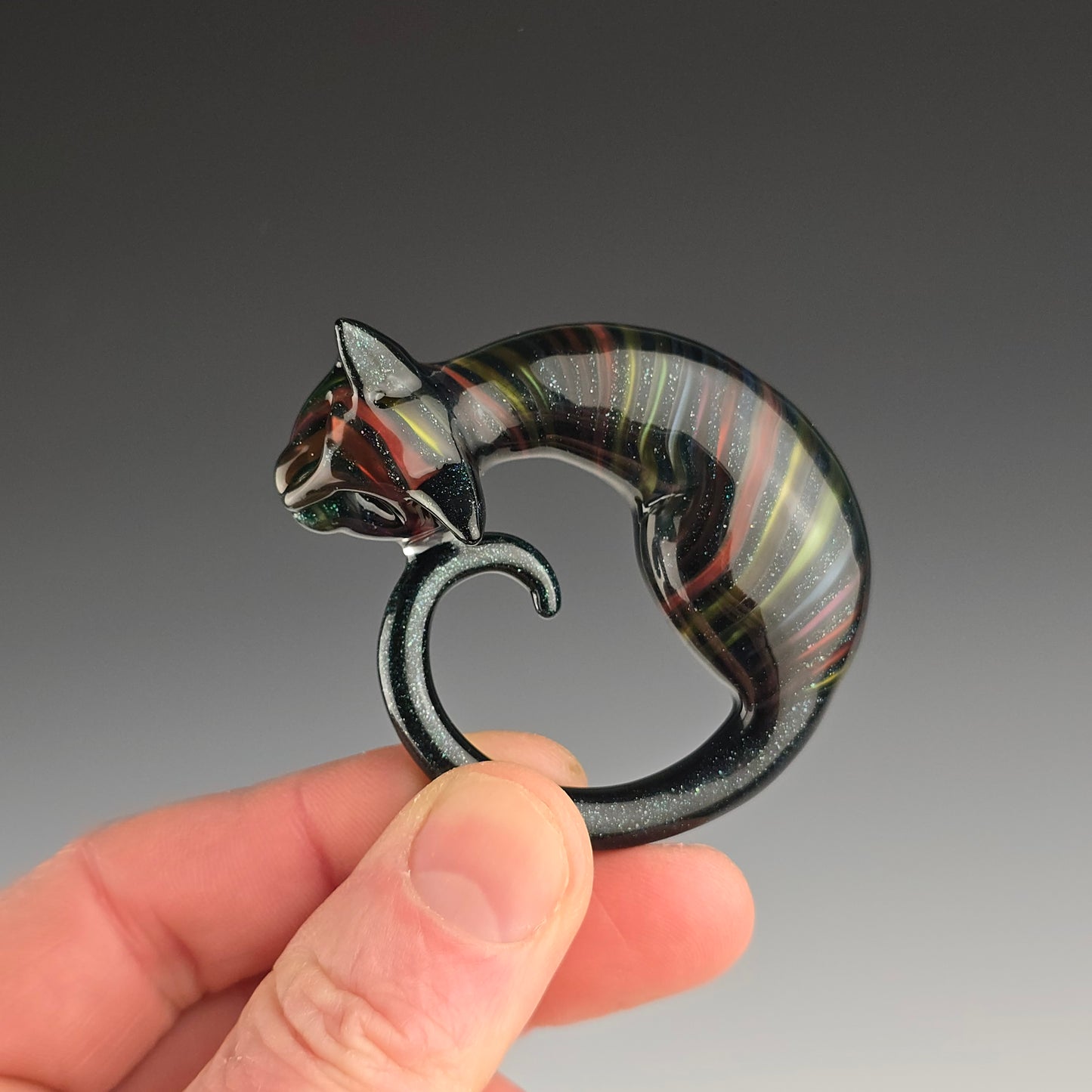 Metallic Retro Swirl: large