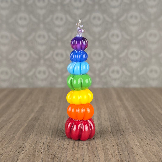 Pumpkin Sculpure: Chakra Stack