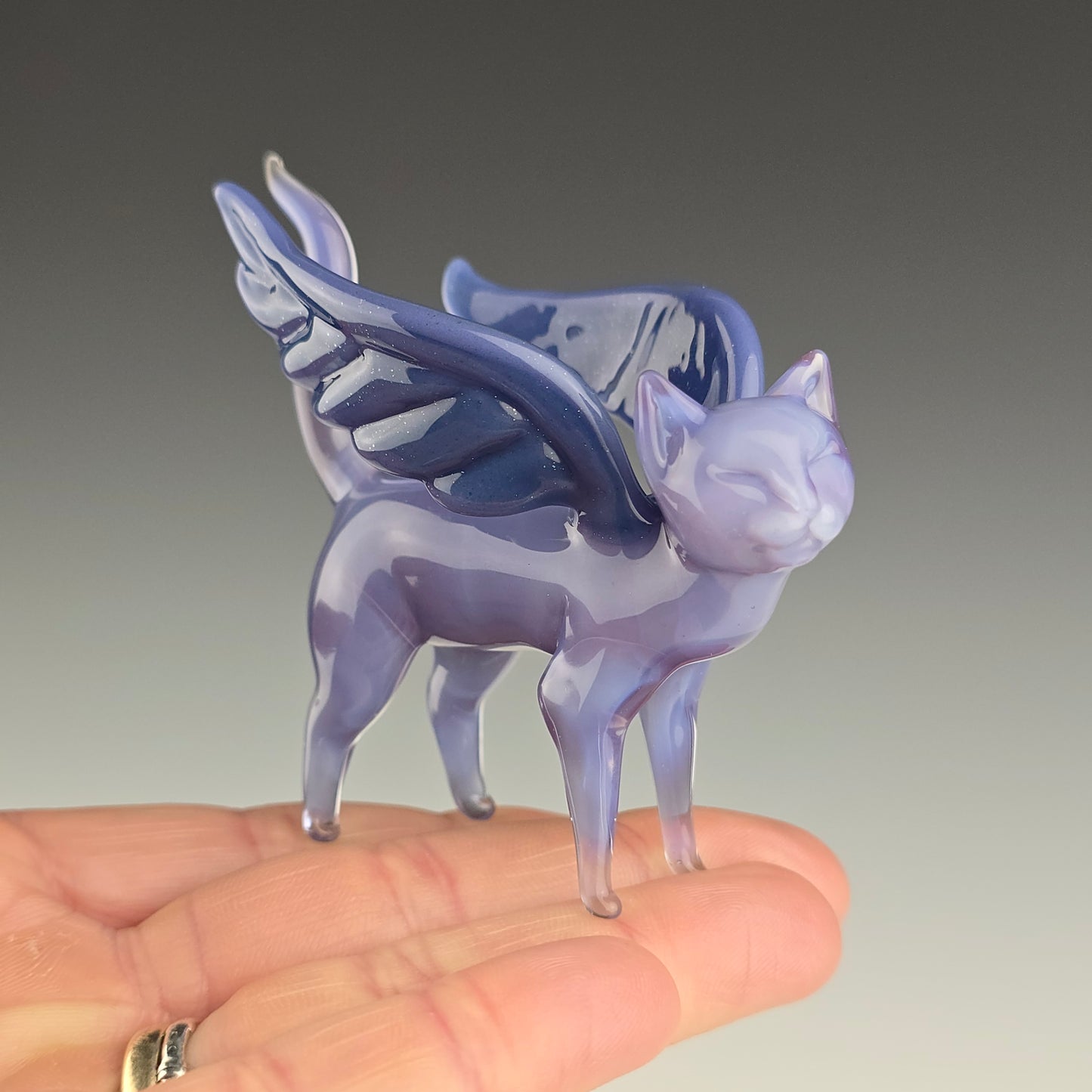 Opal Lavender Angel Kitty