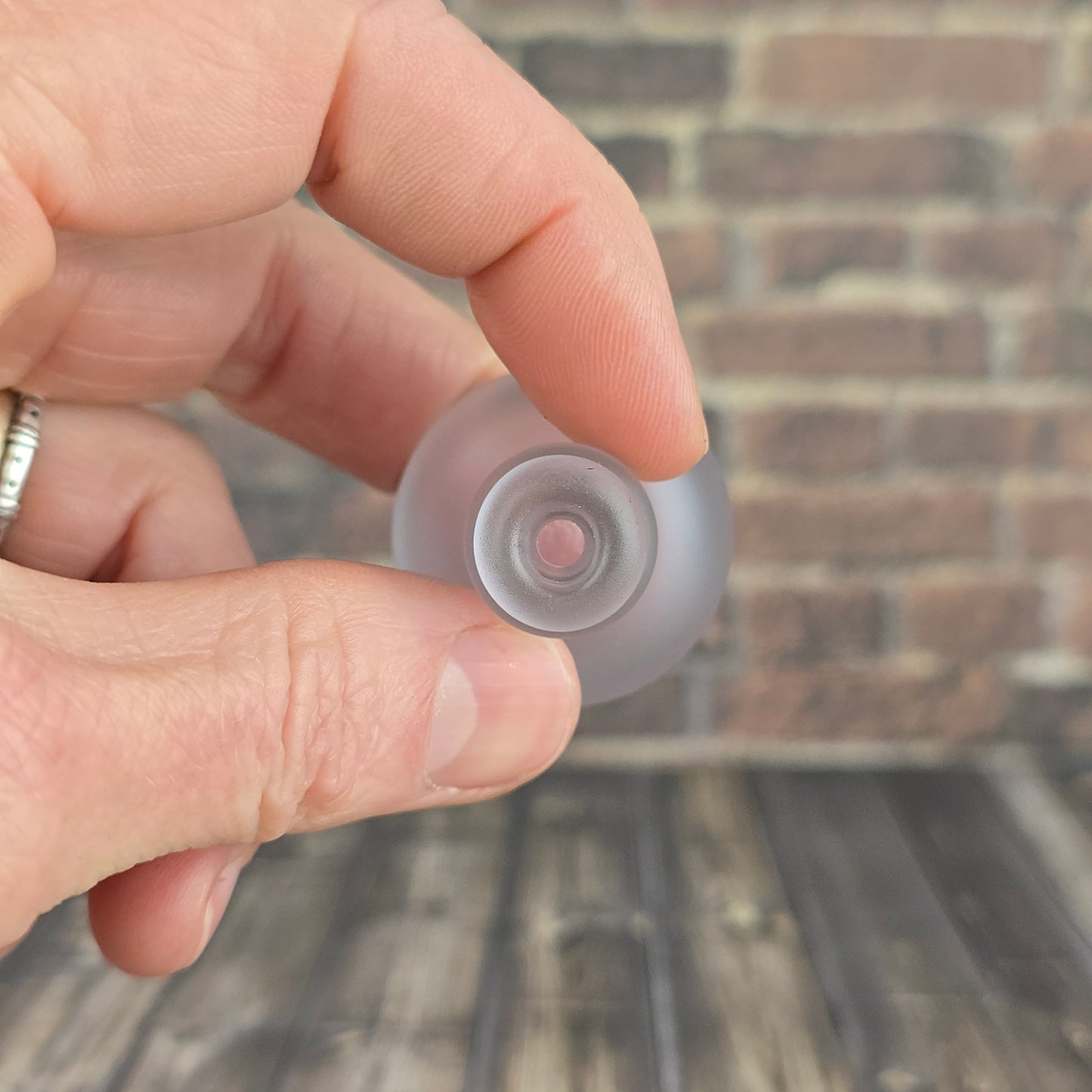 Pale Purple Whisker Vase: Frosted #1