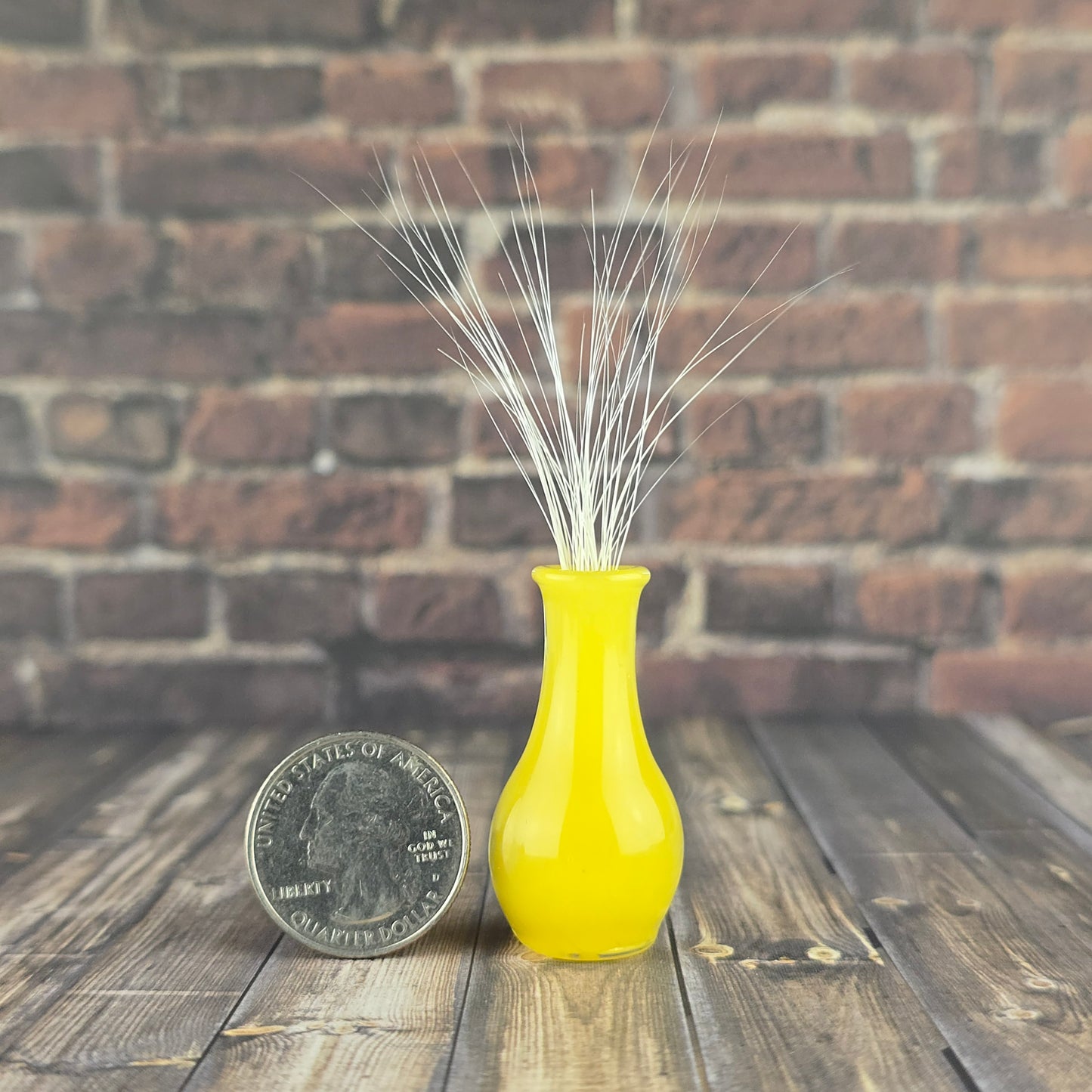 Tall Yellow Vase