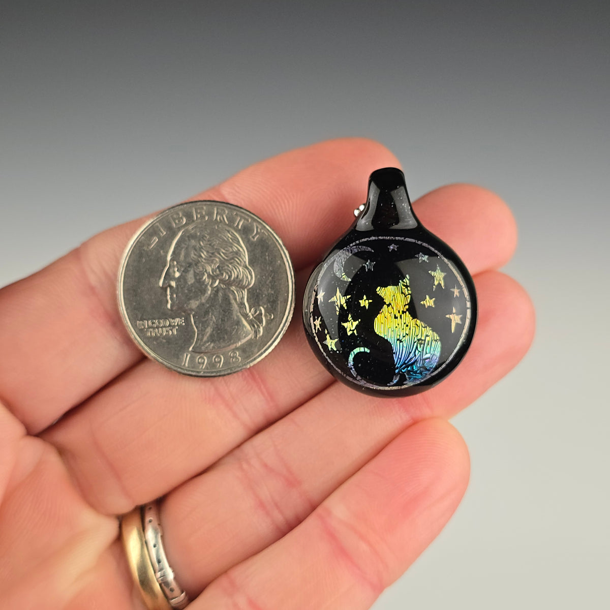 Rainbow Dichro Moon & Stars: Galaxy