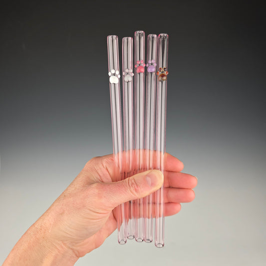 1 Paw Straw: PINT PINK