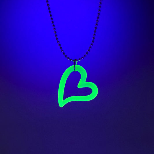 Frosted UV Ion Heart