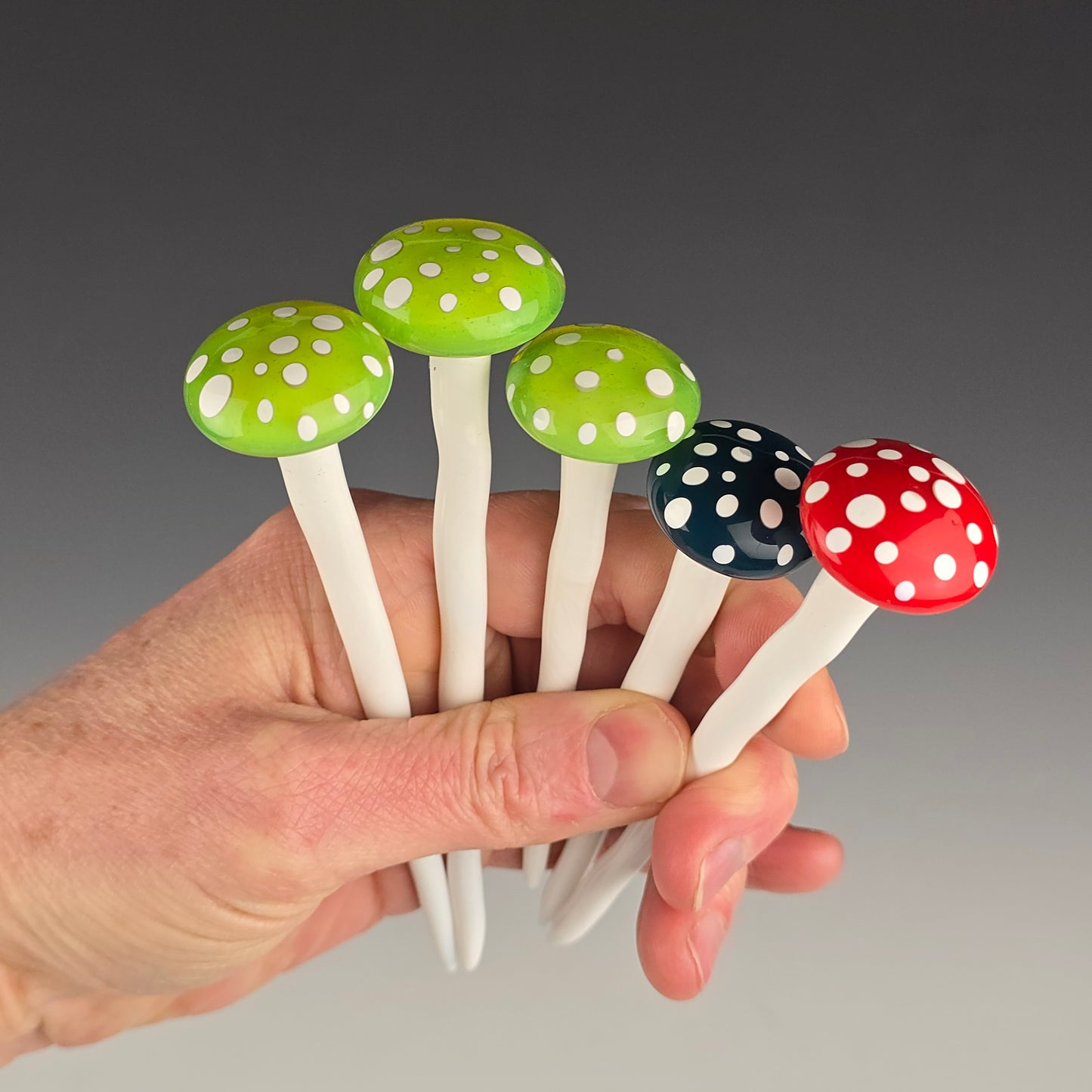 Plant Flare Mushroom: Slyme, Peacock & Red