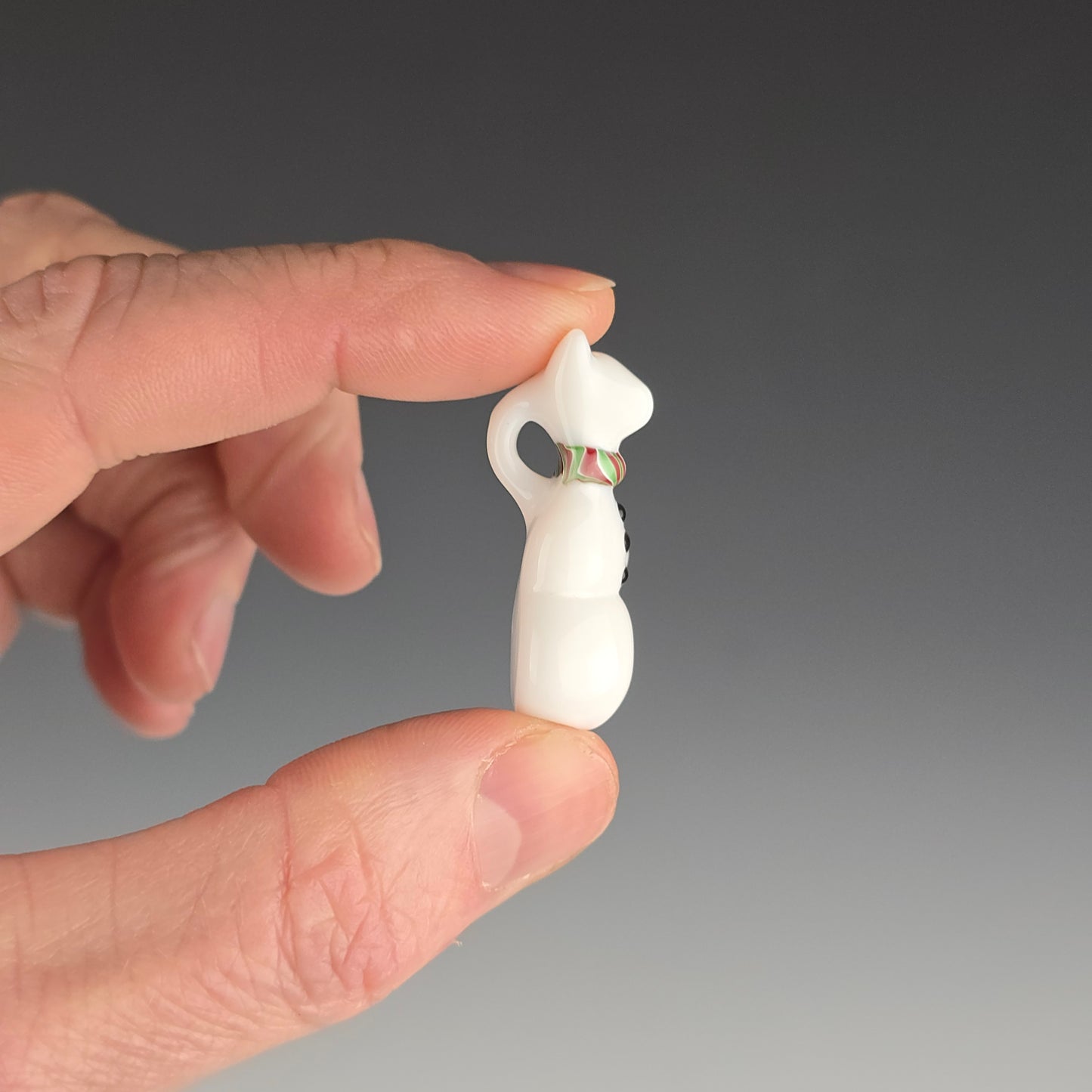 Snowman Kitty pendant