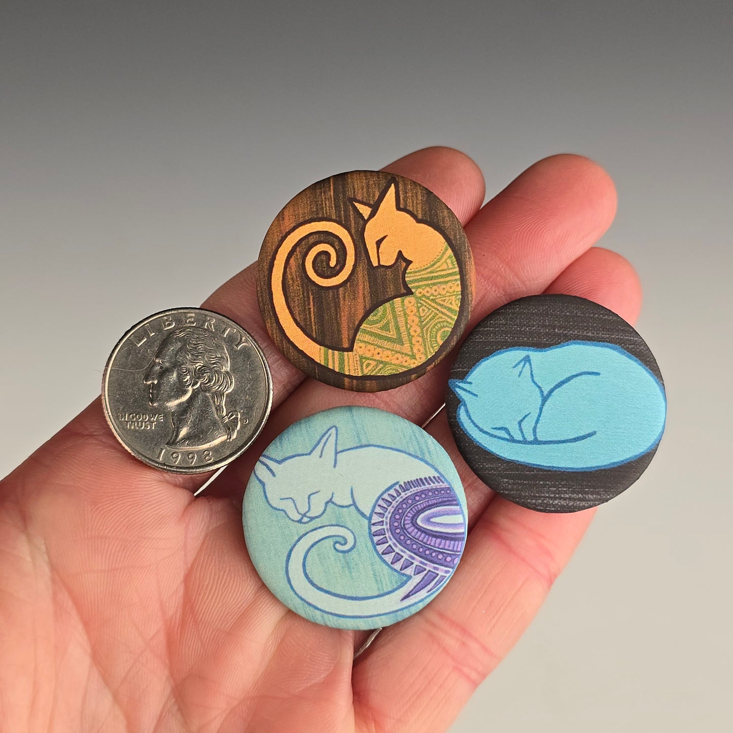 3 Buttons & a Sticker