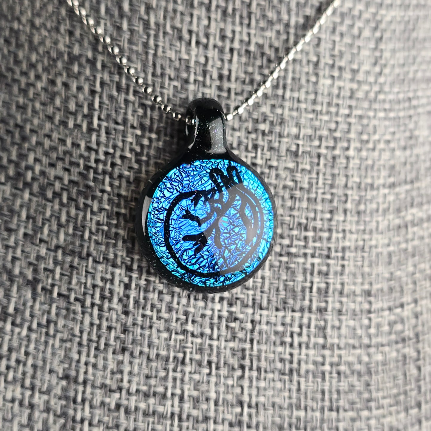 Medium Blue Dichro: Shrimpin' Kitty