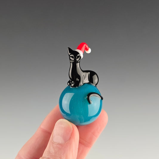 Santa Hat Onxy Loaf on Meta Dust 25.5mm