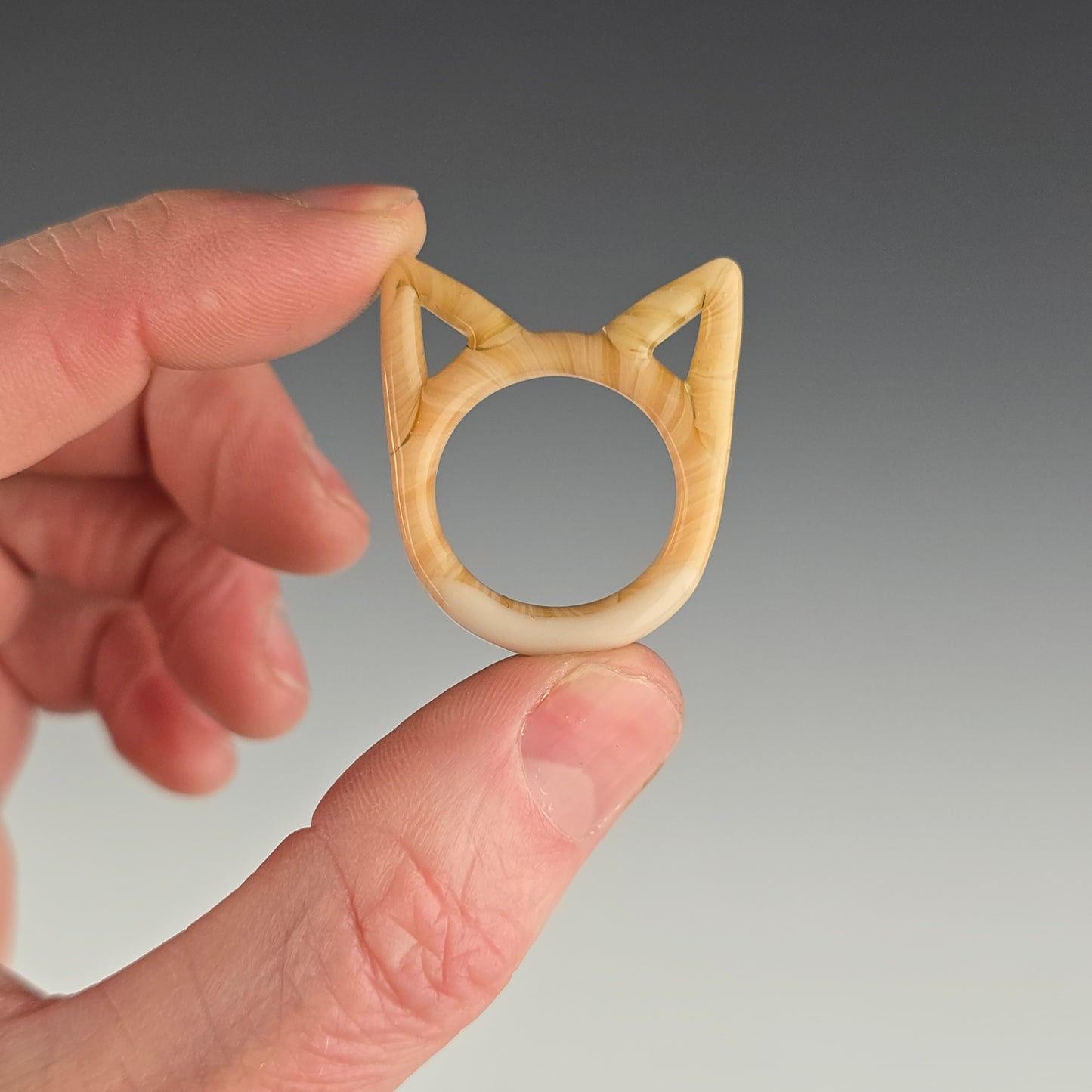 Orange & Cream Kitty Face