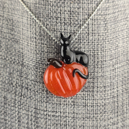 Galaxy & Tomacco Pumpkin Loaf Pendant
