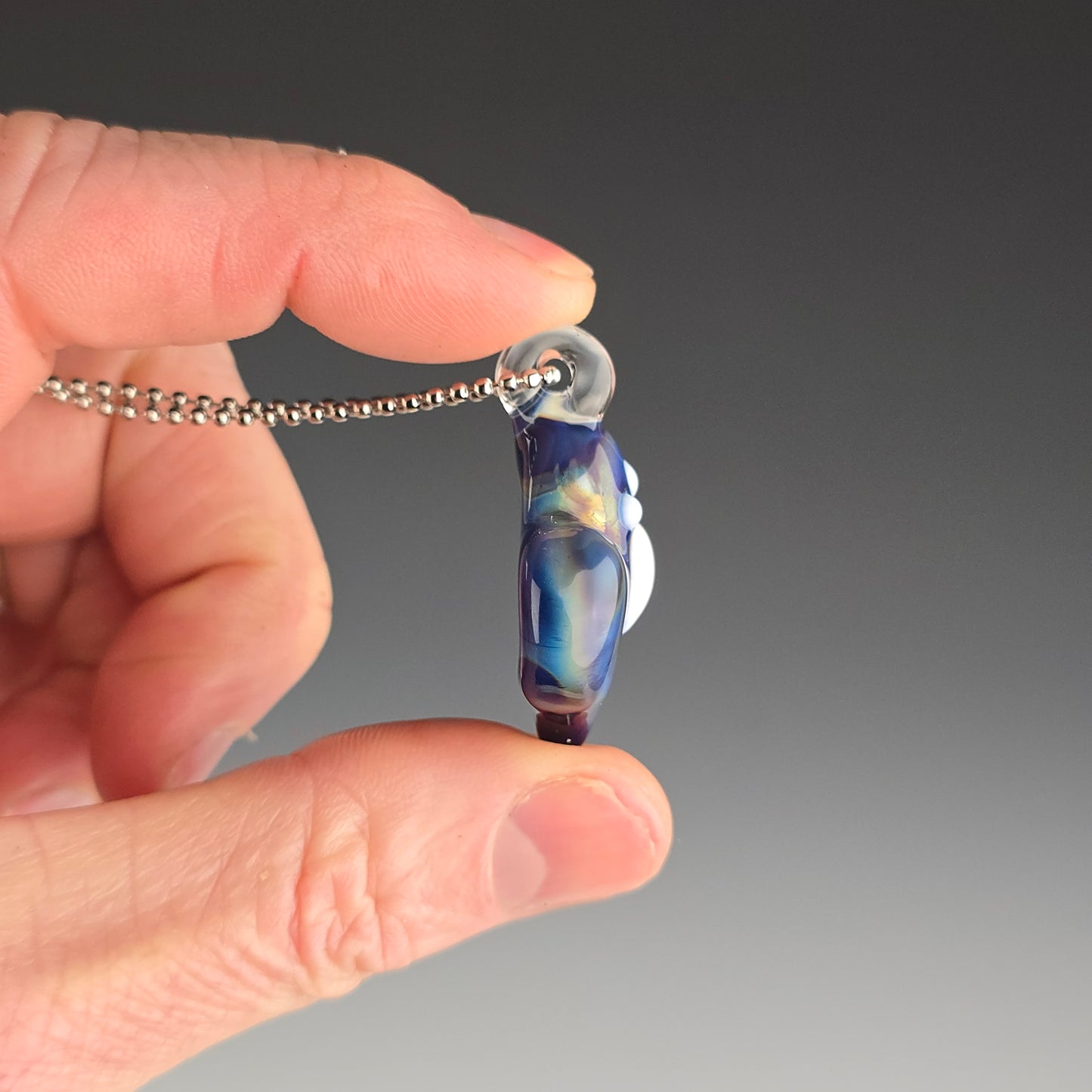 Double Amber Purple Heart w/Paw