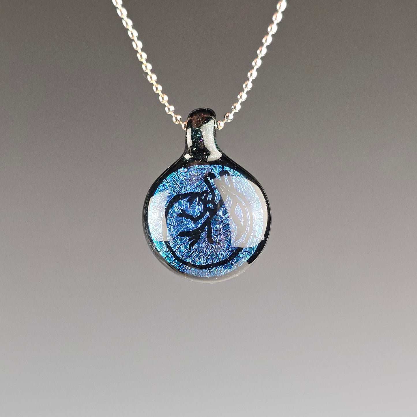 Medium Blue Dichro: Shrimpin' Kitty