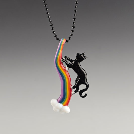 UV Rainbow Bridge Kitty