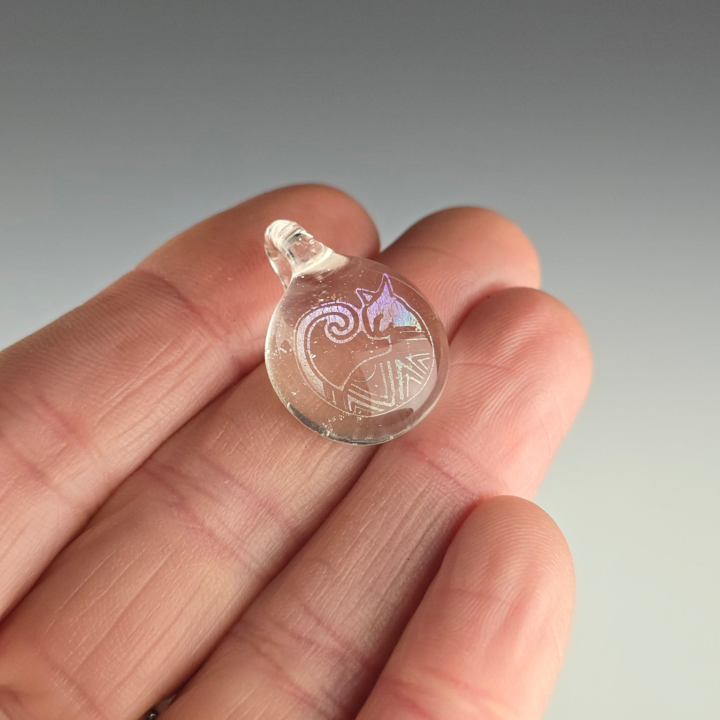 Mini Rainbow Dichro Aztec Kitty: UV Lucy