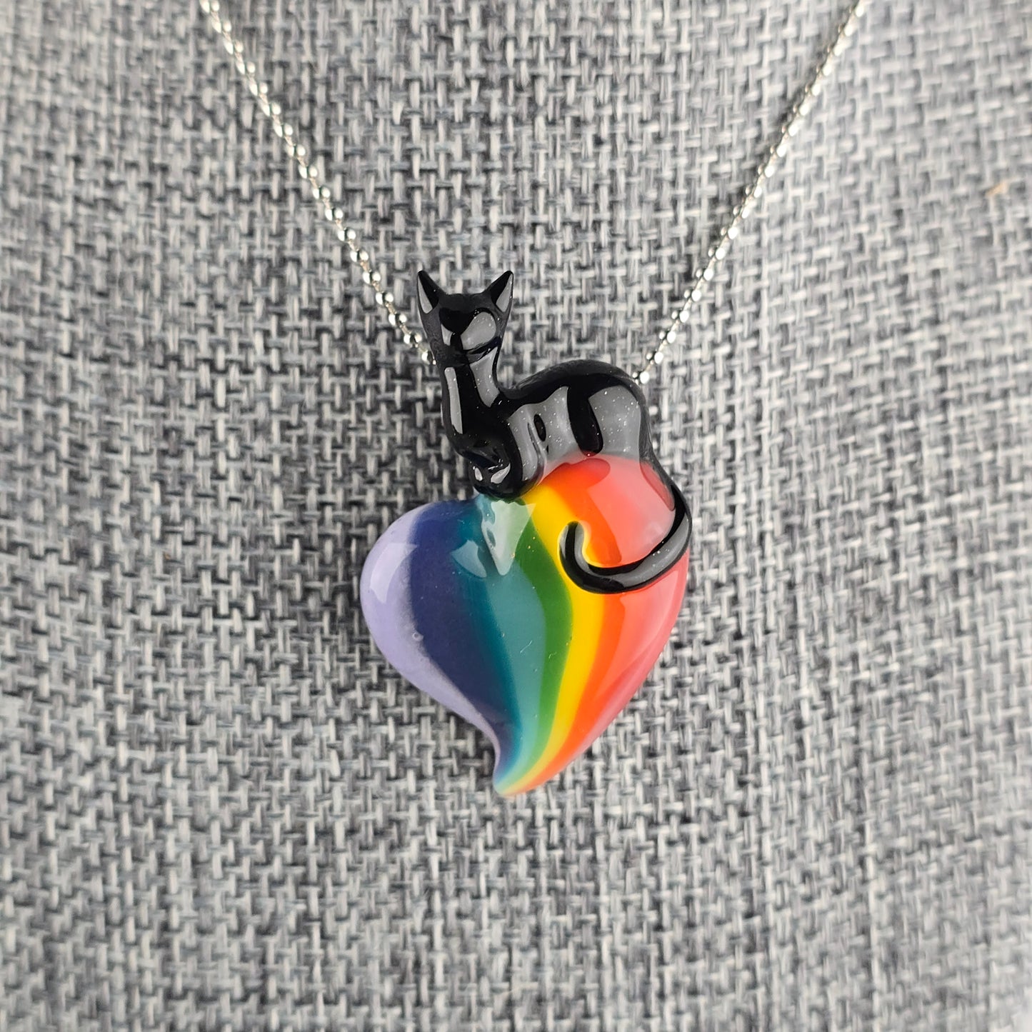 UV Rainbow Heart with Galaxy Loaf