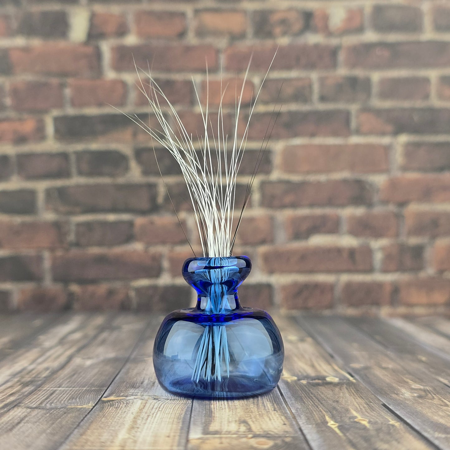 Cobalt Whisker Vase #4