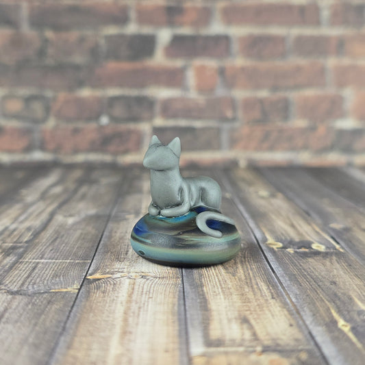 Russian Blue Statuette