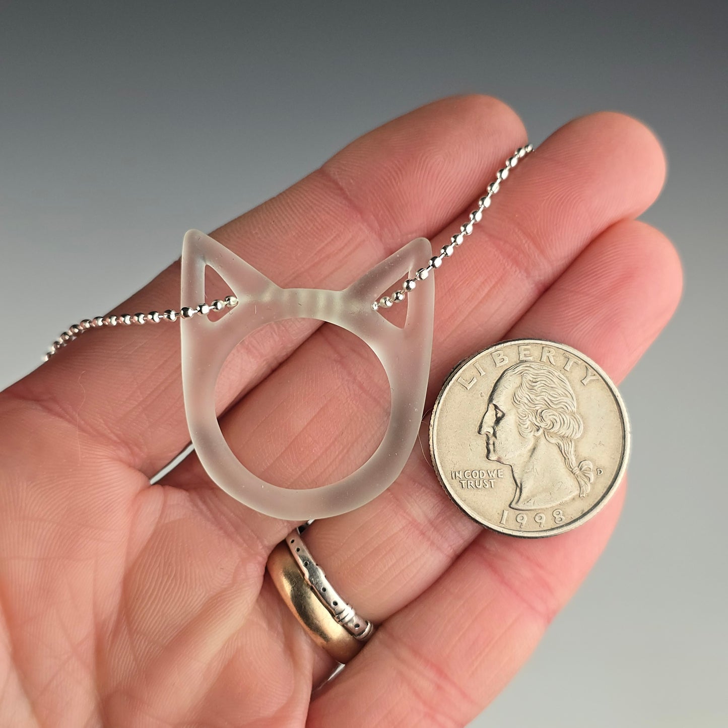 Beach Glass Tonic Kitty Face