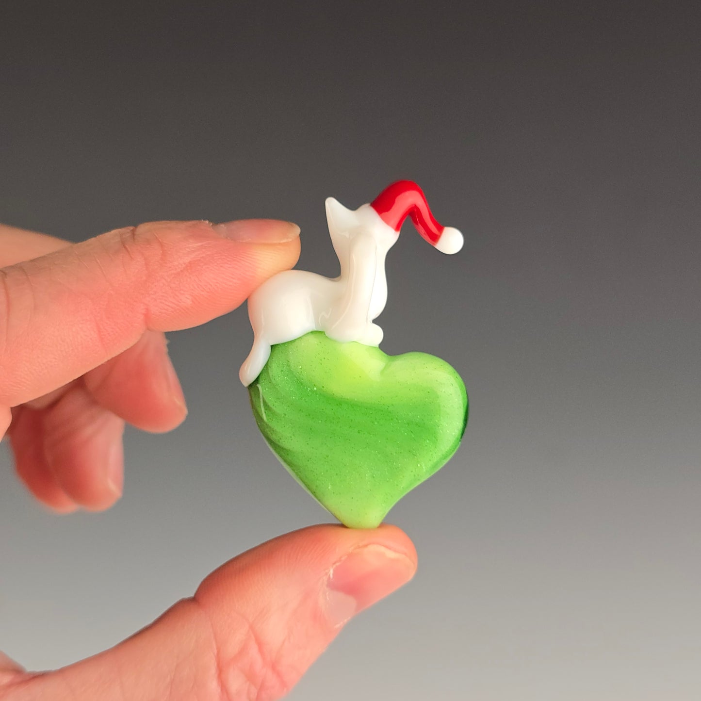 Sparkly Green Love Loaf